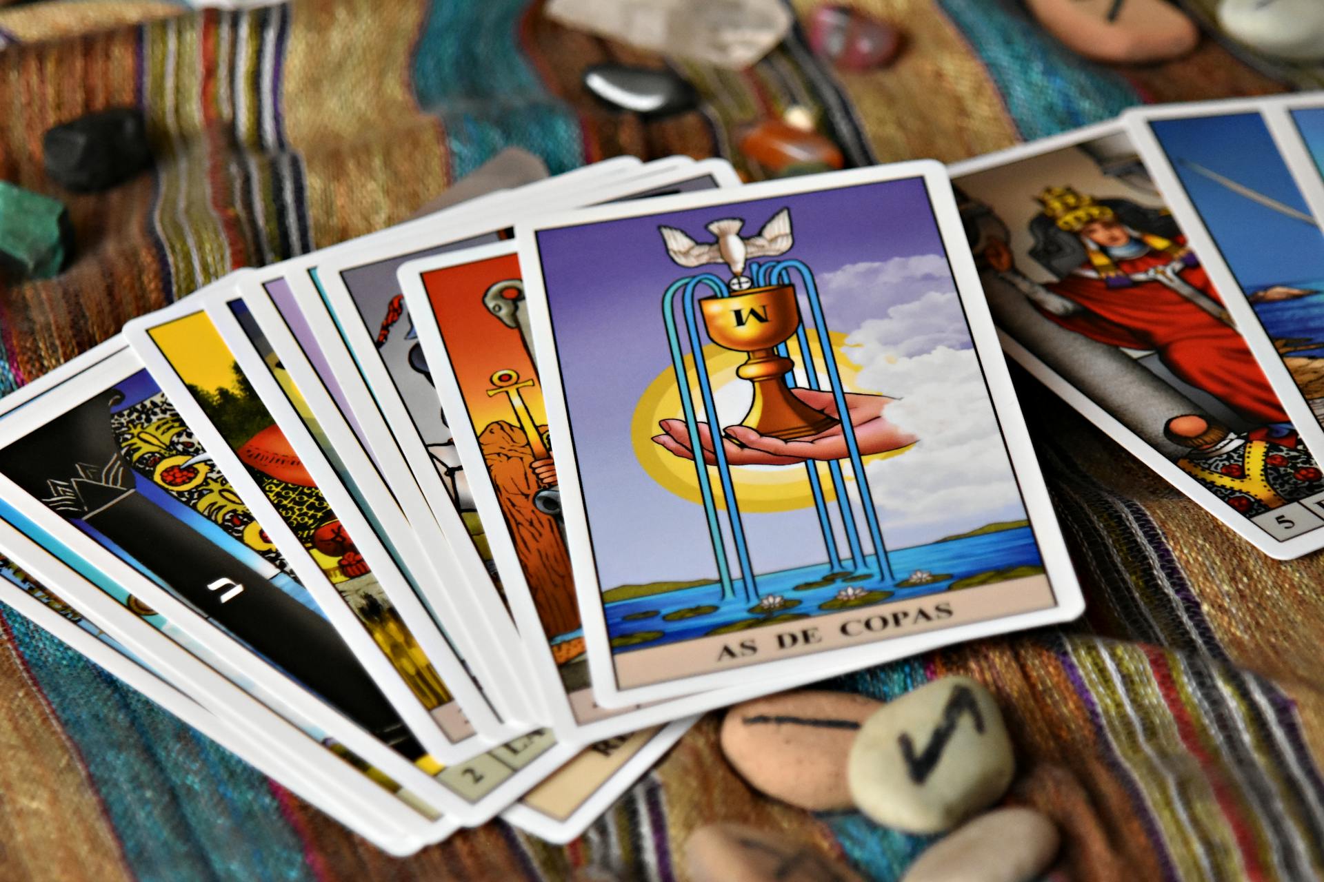 Tarot divinatoire disposées
